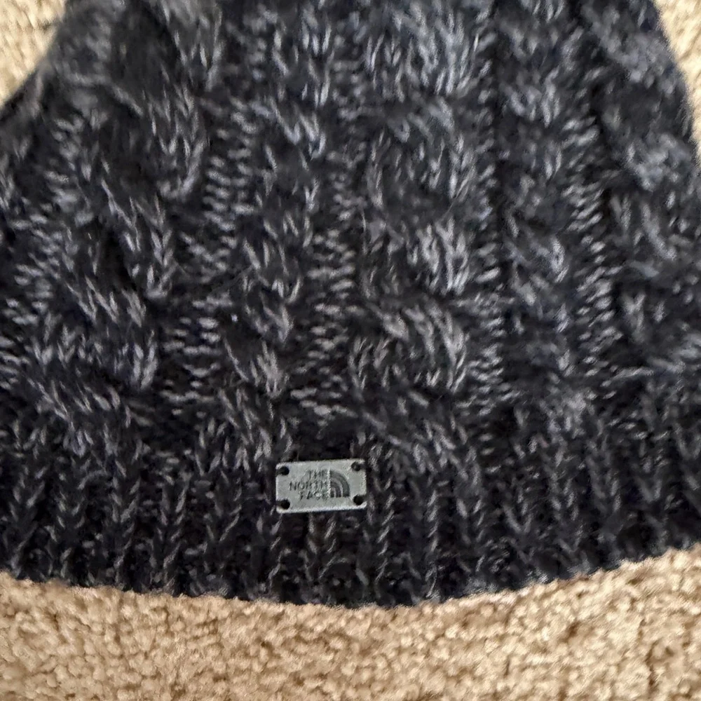 Black Faux Fur Beanie